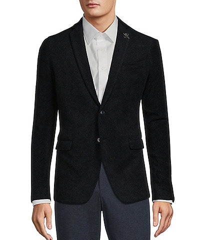 John Varvatos Slim Fit Fancy Pattern Sport Coat