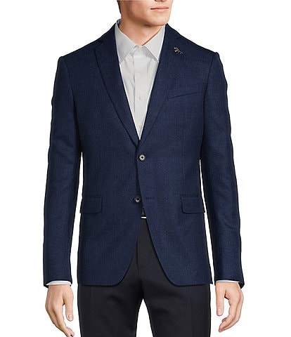 John Varvatos Slim Fit Solid Pattern Sport Coat