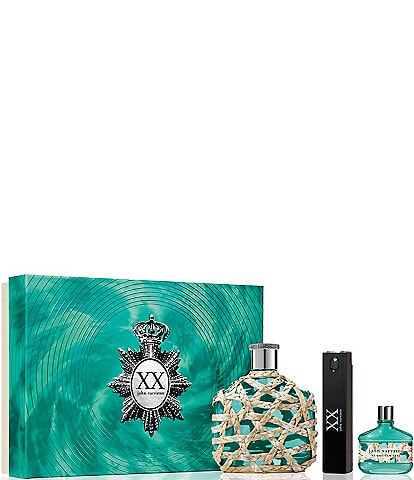 John Varvatos XX Artisan Teal 3 Piece Men's Cologne Gift Set