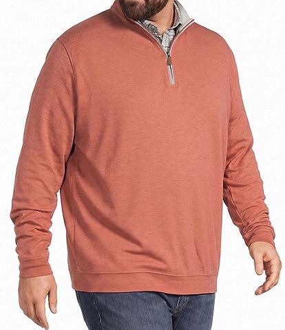 Johnnie-O Big & Tall Sully Quarter Zip Pullover