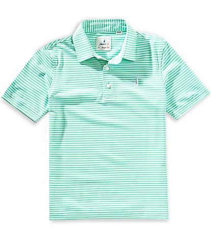Johnnie-O Big Boys 8-20 Hunter Stripe Synthetic Prep-Formance Polo Shirt