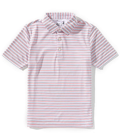 Johnnie-O Big Boys 8-20 Kamdon Stripe Polo Shirt