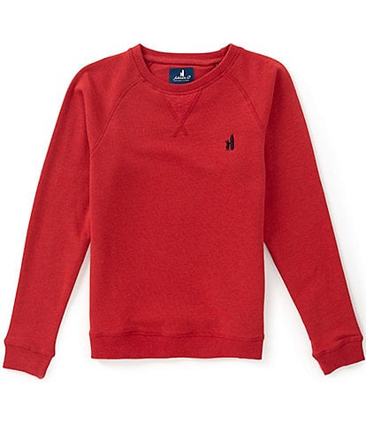 Johnnie-O Big Boys Freeman Logo Crew Neck Pullover