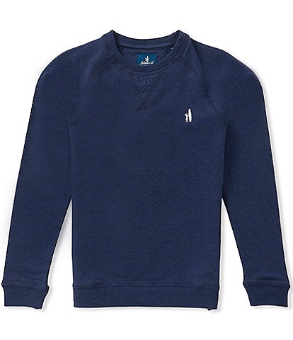 Johnnie-O Big Boys Freeman Logo Crew Neck Pullover