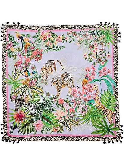 JOHNNY WAS Bellina Print Silk Square Scarf