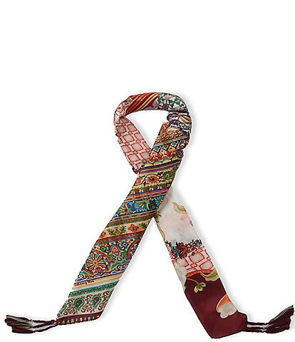 JOHNNY WAS Cuyama Print Silk Square Scarf