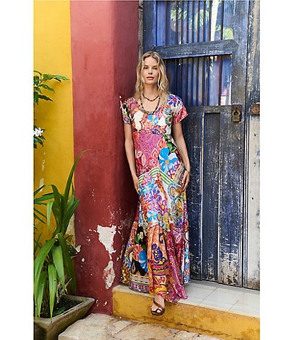 traditional casual dresses Chinese Style Vintage Dress Pink Loose QiPao Dress Women Long Casual Dress