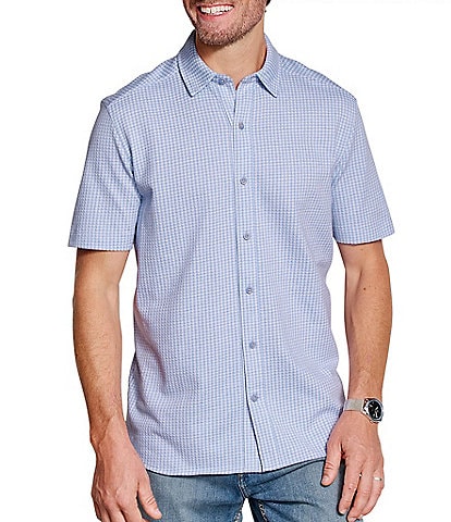 Johnston & Murphy Bennett Gingham Short Sleeve Woven Shirt