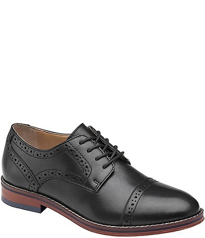 Johnston & Murphy Boys' Conard Cap Toe Oxfords (Youth)