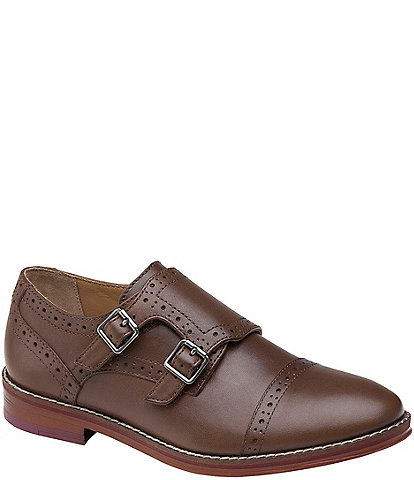 Johnston & Murphy Boys' Conard Double Monk Strap Dress Shoes (Youth)