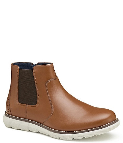 Johnston & Murphy Boys' Holden Leather Chelsea Boots (Youth)