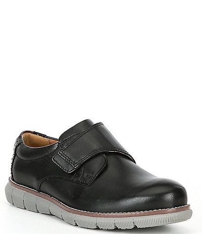 Johnston & Murphy Boys' Holden Plain Toe Leather Shoes (Toddler)