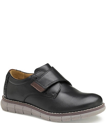 Johnston & Murphy Boys' Holden Plain Toe Leather Shoes (Toddler)