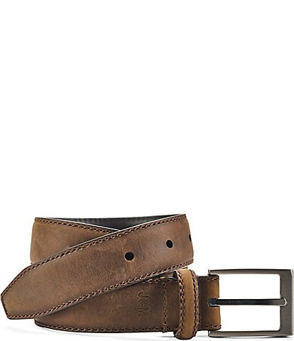 Johnston & Murphy Boys' Oiled Leather Belt (Youth)