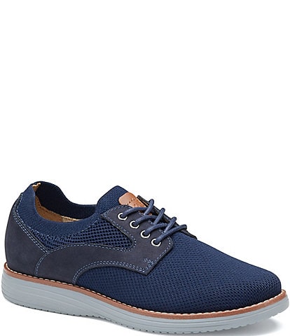 Johnston & Murphy Boys' Upton Knit Plain Toe Lace Up Oxfords (Youth)