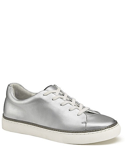 Johnston & Murphy Callie Leather Lace-Up Sneakers