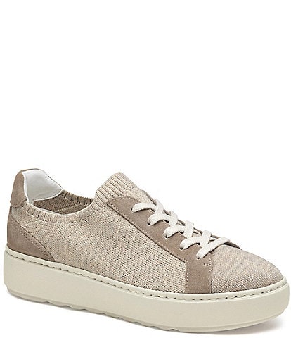 Johnston & Murphy Cammie Lace Up Knit Sneakers