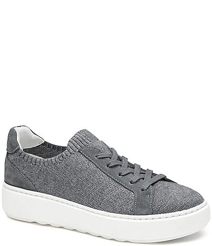 Johnston & Murphy Cammie Lace Up Knit Sneakers