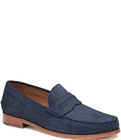 Johnston & Murphy Collection Men's Baldwin Suede Penny Loafers