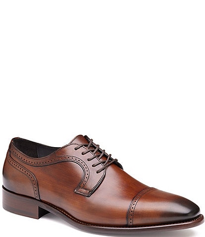 Johnston & Murphy Collection Men's Cormac Cap Toe Oxfords