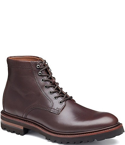 Johnston & Murphy Collection Men's Dudley Lug Plain Toe Boots