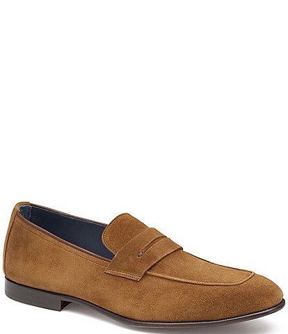 Johnston & Murphy Collection Men's Taylor Suede Penny Loafers
