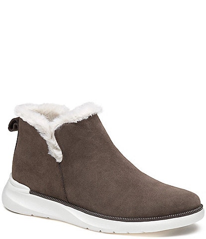 Johnston & Murphy Emery Waterproof Suede Sneaker Booties