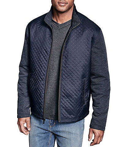 Johnston & Murphy Full-Zip Perforated Quilted Jacket