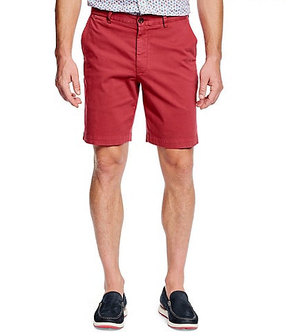 Johnston & Murphy Garment-Dye 9" Inseam Stretch Chino Shorts