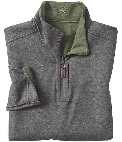 Johnston & Murphy Icon Reversible Quarter-Zip Pullover