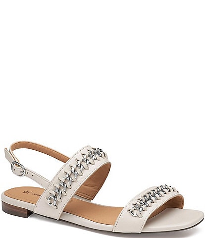 Johnston & Murphy Lilly Chain Leather Sandals