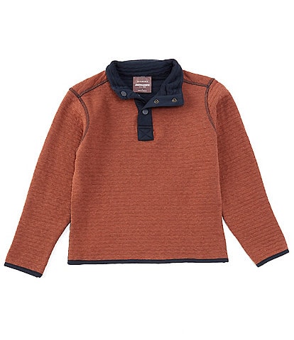 Johnston & Murphy Little/Big Boys 4-16 Long-Sleeve Horizontal-Channel-Quilt Pullover