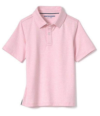 Johnston & Murphy Little/Big Boys 4-16 Short Sleeve Micro Stripe Polo Shirt