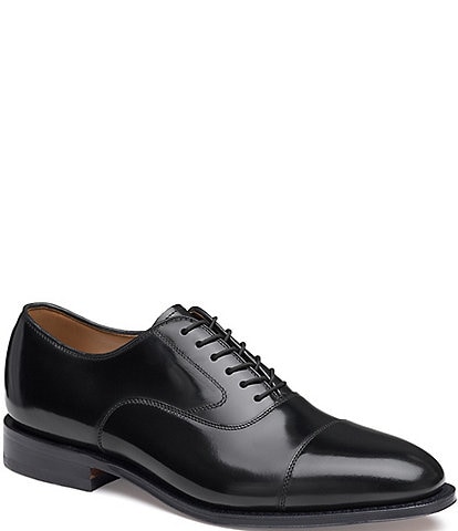 Johnston & Murphy Passport Collection Melton Leather Cap-Toe Oxfords