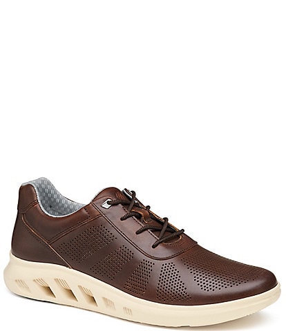 Johnston & Murphy Men's Activate U-Throat Perforated Leather Sneakers