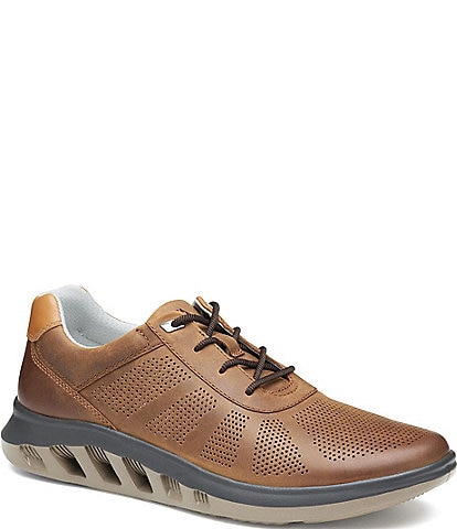 Johnston & Murphy Men's Activate U-Throat Perforated Leather Sneakers