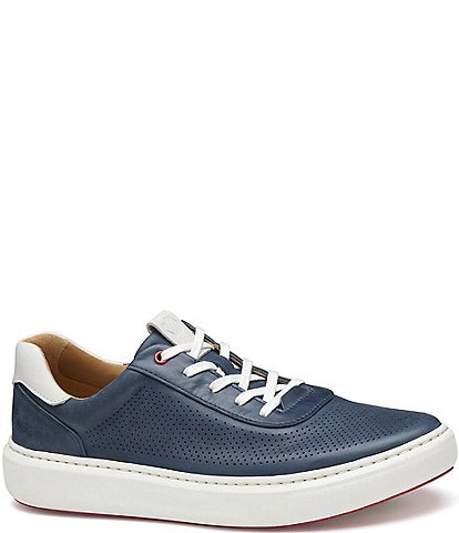 Johnston & Murphy Men's Anders Perforated Leather U-Throat Sneakers