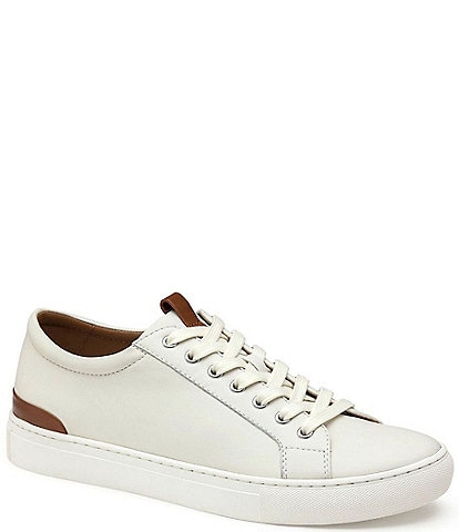 Johnston & Murphy Men's Banks Lace-To-Toe Leather Sneakers