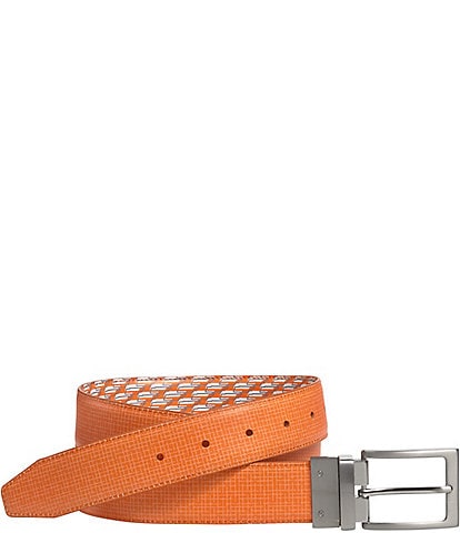 Johnston & Murphy Men's Collegiate Reversible Leather Belts