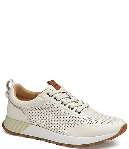 Johnston & Murphy Men's Kinnon Perforated Leather Sneakers
