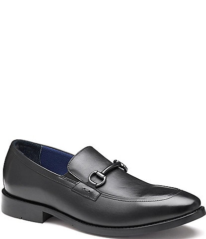 Johnston & Murphy Men's Landry XC Flex Leather Bit Buckle Slip On Loafers
