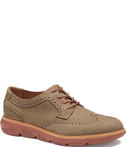Johnston & Murphy Men's Larkin Nubuck Wingtip Oxfords