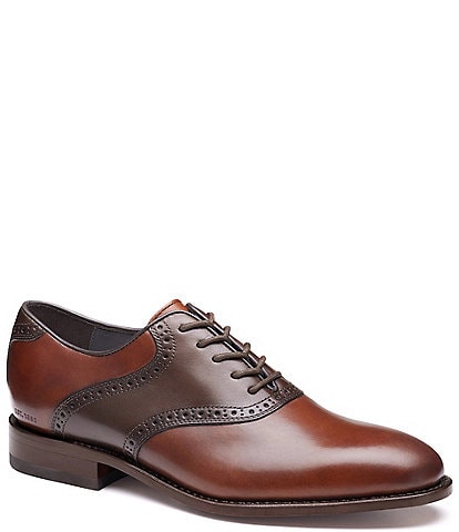 Johnston & Murphy Men's Melton Leather Saddle Oxfords