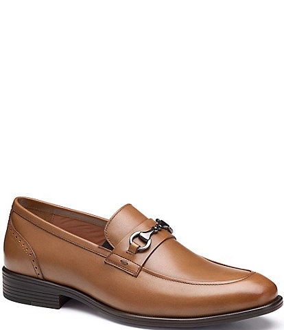 Johnston & Murphy Men's Reeve Leather Bit Loafers