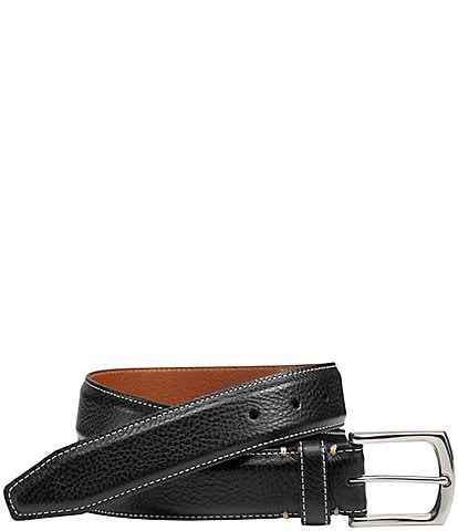 Johnston & Murphy Men's Top Stitch Belt