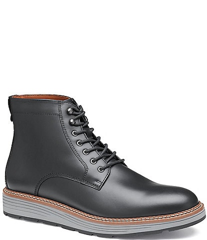 Johnston & Murphy Men's Upton Lug Plain Toe Waterproof Boots