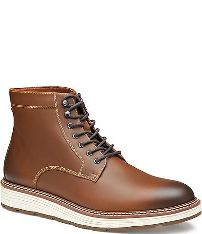 Johnston & Murphy Men's Upton Lug Plain Toe Waterproof Boots