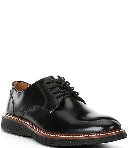 Johnston & Murphy Men's Upton Plain Toe Leather Oxfords