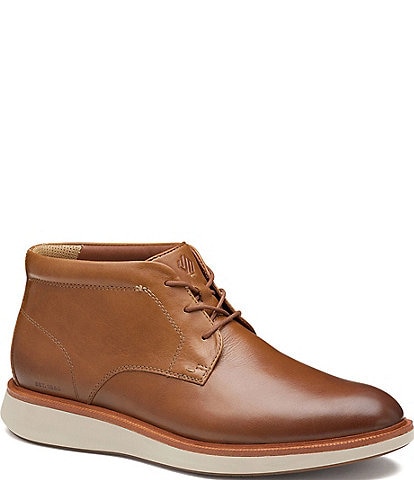 Johnston & Murphy Men's XC+Parker Waterproof Leather Chukka Boots
