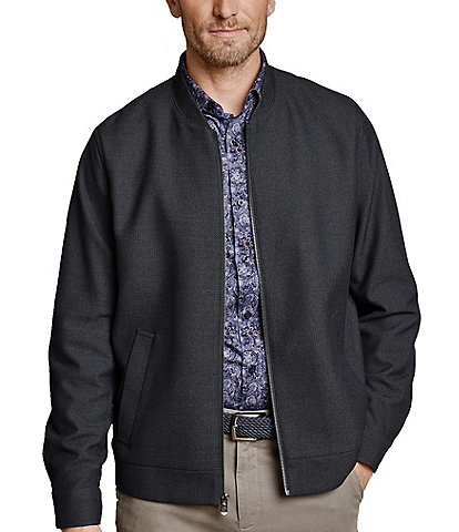 Johnston & Murphy Pattern Full Zip Jacket